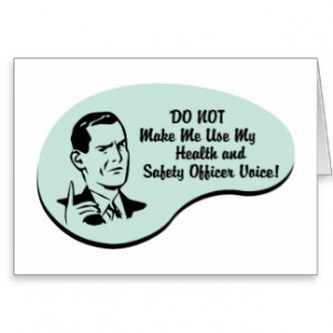 Health and Safety Officer Voice Card