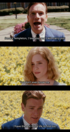 Big Fish by Tim Burton. Love this movie. I highly recommend it