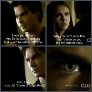 The Vampire Diaries quote from Damon. The moment I realized I'm in ...