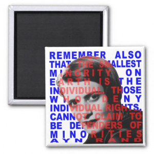 Ayn Rand Quote Magnet