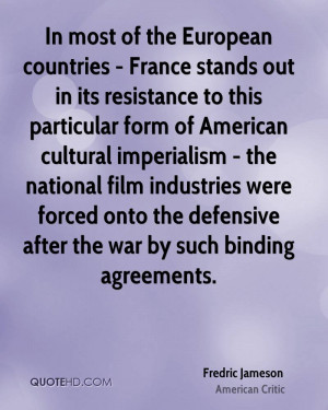 In most of the European countries - France stands out in its ...