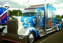 ... collection of semi trucks with unique paint jobs. / by Smart Trucking