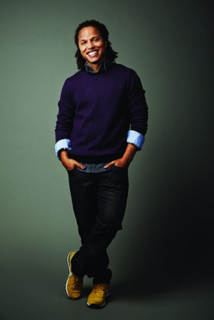 Jacket, Sweater, and Shirt, Asaf Ganot; Shoes, Nike