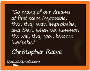Christopher Reeve Quotes Inspirational