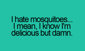 why i hate mosquitoes funny quotes funny quotes i hate
