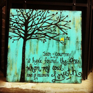 ... Order Acrylic Painting on Wood: Scripture, Quotes, Wedding Vows, or