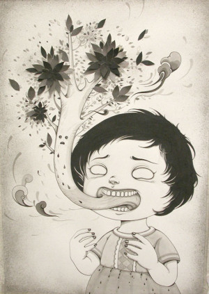 wow there is some crazy trippy drawings happening at kokomoo