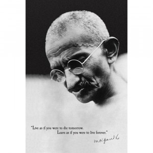 Gandhi (Live Forever), Gandhi, (Dimension : Maxi 61 x 91.5cm)… Voir ...