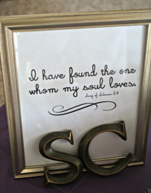 made a few banners too, love love love celebrating the bride to be!