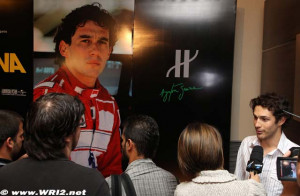 Bruno Senna at the Film Premiere of the Ayrton Senna movie