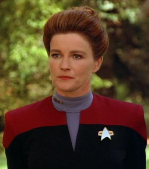 Kate Mulgrew as the ravishing Captain Janeway