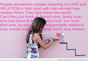 Mistaken Love And Relation