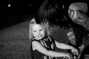adorable, black and white, cute, kids, mitch lucker, screamo, tattoos
