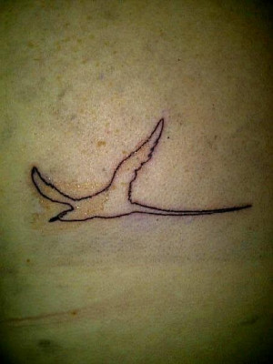 Large Dandelion Bird Tattoo...