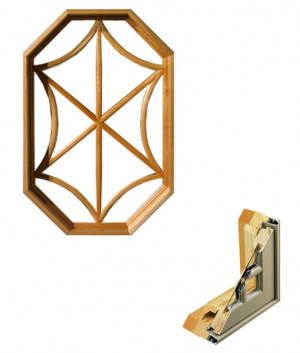 Geometric Shapes – Aluminum Clad Wood Window
