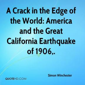 Simon Winchester - A Crack in the Edge of the World: America and the ...