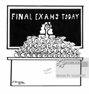 Funny Final Exam Cartoons