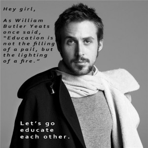 wasn't even a Ryan Gosling fan until I found the teacher memes...