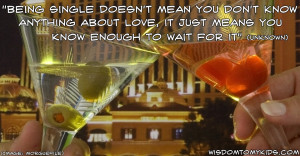 quotes about being single and waiting