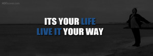 Life quotes facebook cover photo