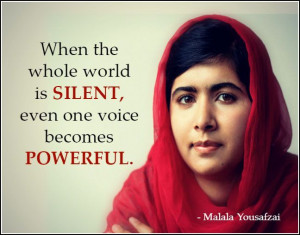 QUOTE OF THE DAY: One Voice