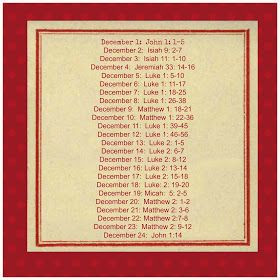 Adorned From Above: Christmas Bible Verses Countdown