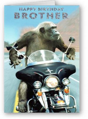 Birthday Brother (Monkey Biker)