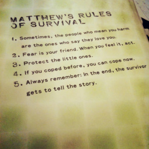 The Rules of Survival.