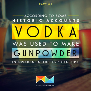 Did you know that #Vodka was used to make #Gunpowder in the 15th ...