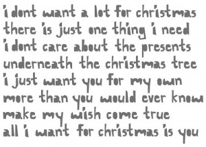 all i want for christmas bulbs all i want for christmas lyrics
