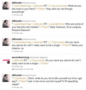 Demi Lovato 2009 Tweets