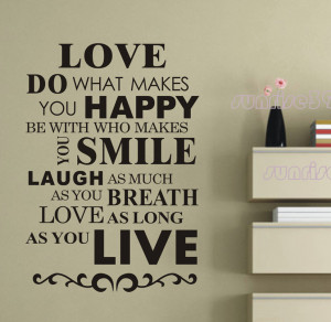 -samll-black-love-as-long-as-you-live-Quote-Wall-Stickers-Decal-love ...