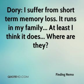 Short Term Memory Loss Runs