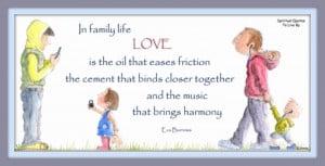 Family' illustrated by Sandra Reeves - Spiritual Quotes To Live By