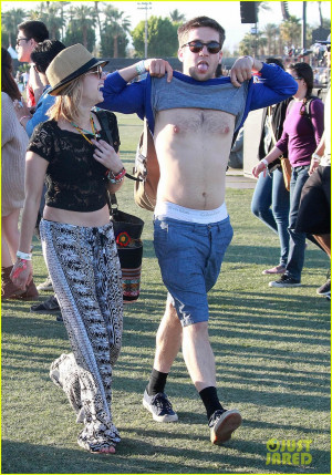 Emma Roberts and Chord Overstreet