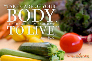 Take care of your body Take Care of Your Body