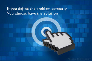 If You Define Problem Correctly
