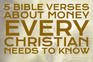 Bible Verses about Money Every Christian Should Know