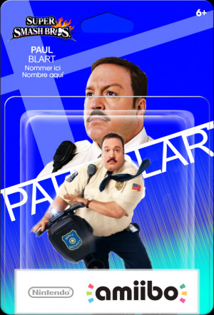 OFFICIALLY LEAKED PAUL BLART AMIIBO by TheIransonic