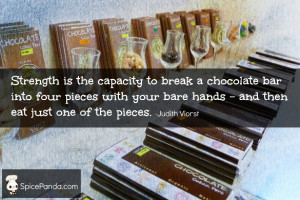 Forget love – I’d rather fall in chocolate.” -Sandra J. Dykes