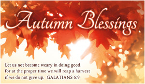 Autumn Blessings Ecard