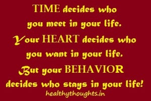 life quotes_time decides who will come in your life