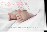 Christening/Baptism Card for Baby Girl card - Product #424340