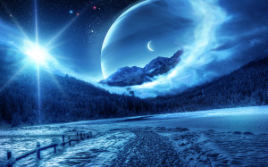 Fantasy winter scenery Wallpapers Pictures Photos Images
