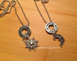 My Sun and Stars Moon of My Life Go T inspired Necklace Set or ...