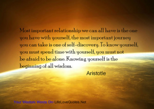 , the most important journey you can take is one of self-discovery ...