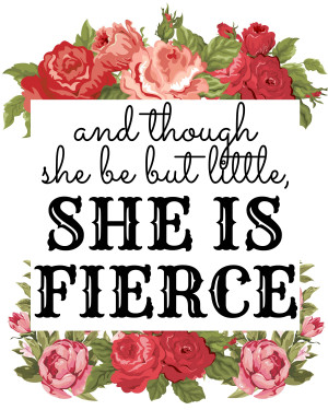 fierce rose quote