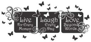 Live-Laugh-Love-Floral-Mural-Quote-Vinyl-Wall-Art-Decal-Sticker-Home ...