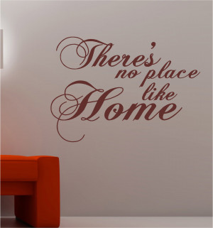 ... NO PLACE LIKE HOME