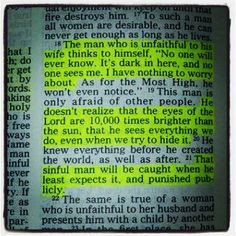 ... bible #bibleverse #scripture #unfaithful #man / #husband or #woman / #